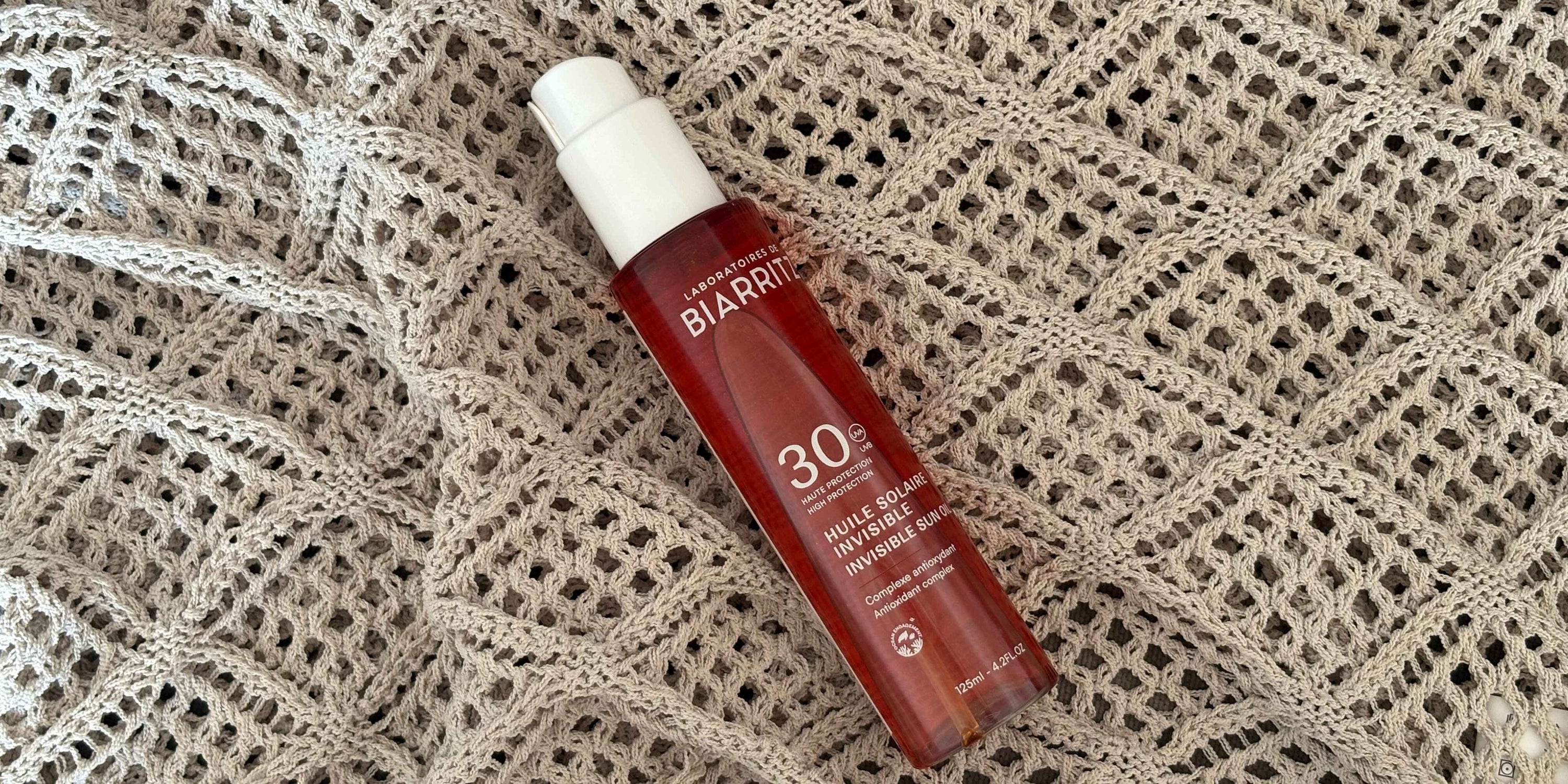 Renension: Laboratoires de Biarritz Invisible Sun Oil SPF30