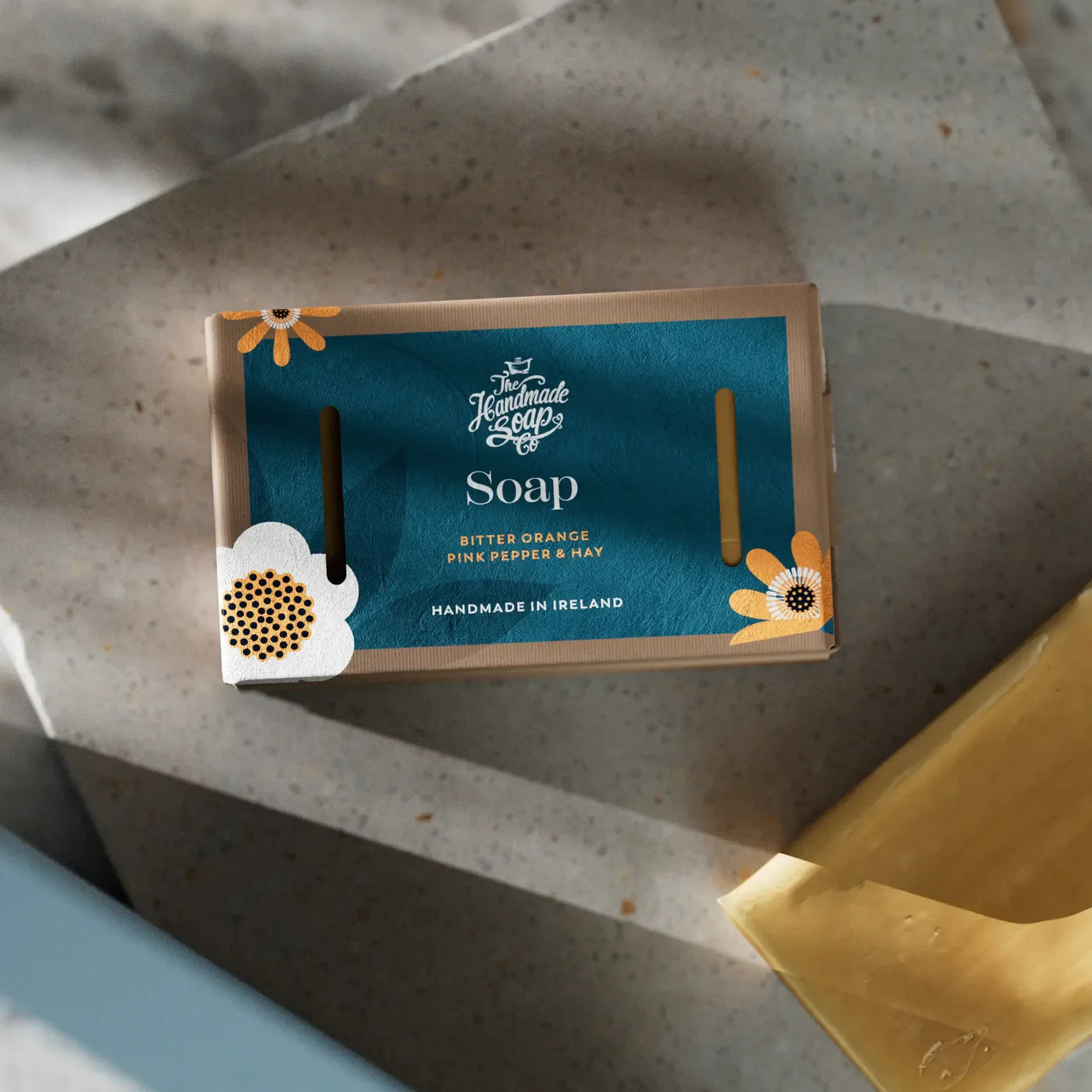 The Handmade Soap Co Soap Bar Bitter Orange, Pink Pepper & Hay, 100 g