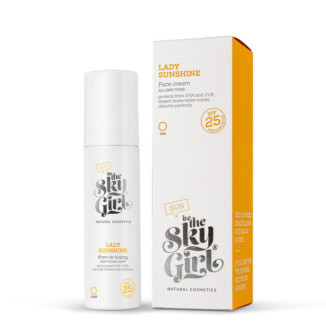 Be The Sky Girl LADY SUNSHINE Face cream, SPF 25