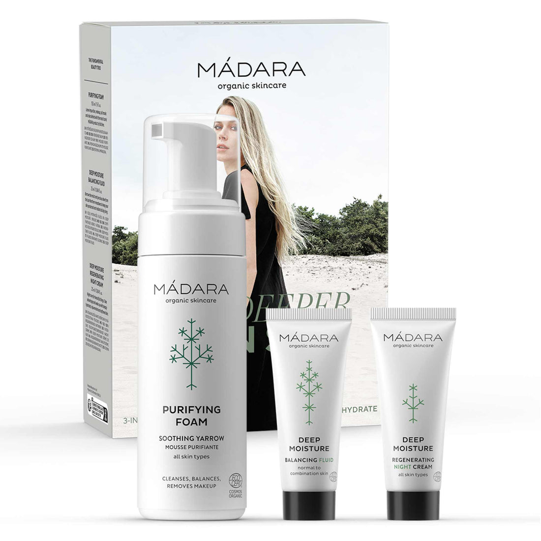 MÁDARA Deeper Than Skin 3-in-1 Skincare Essentials set