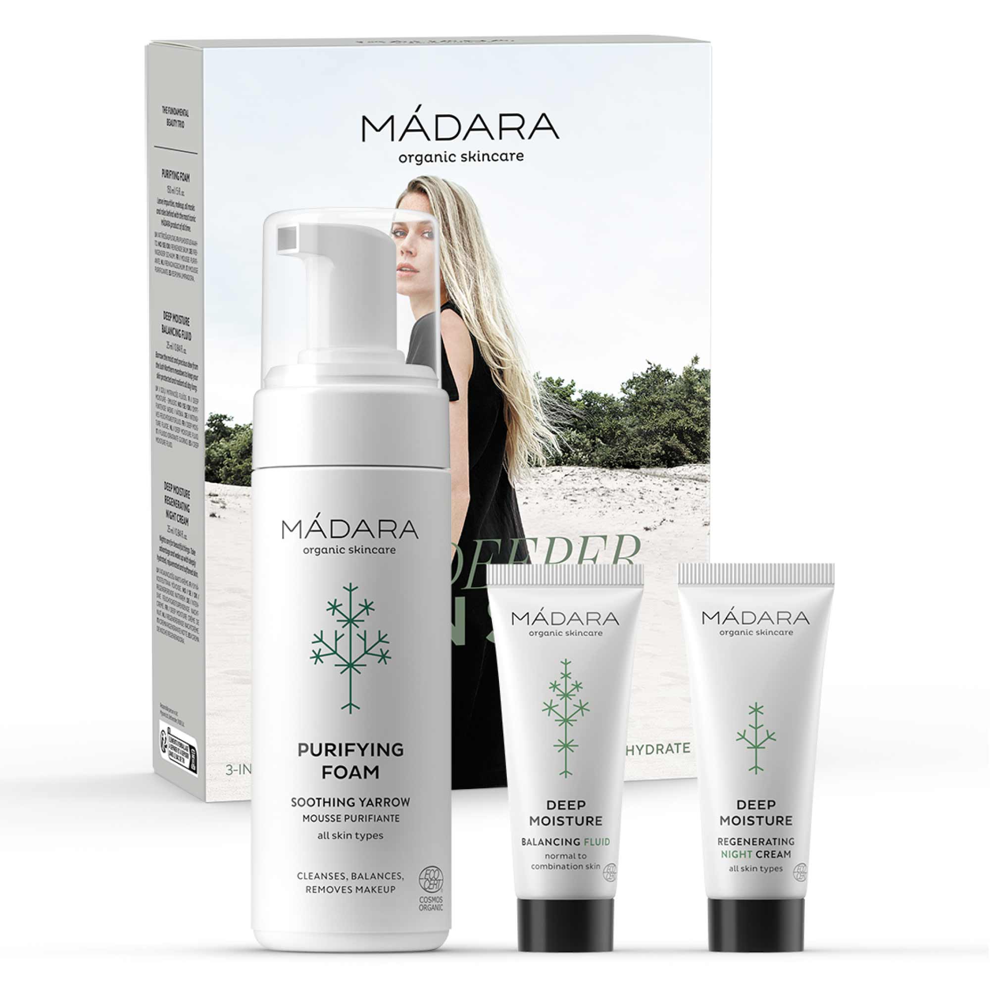 MÁDARA Deeper Than Skin 3-in-1 Skincare Essentials set