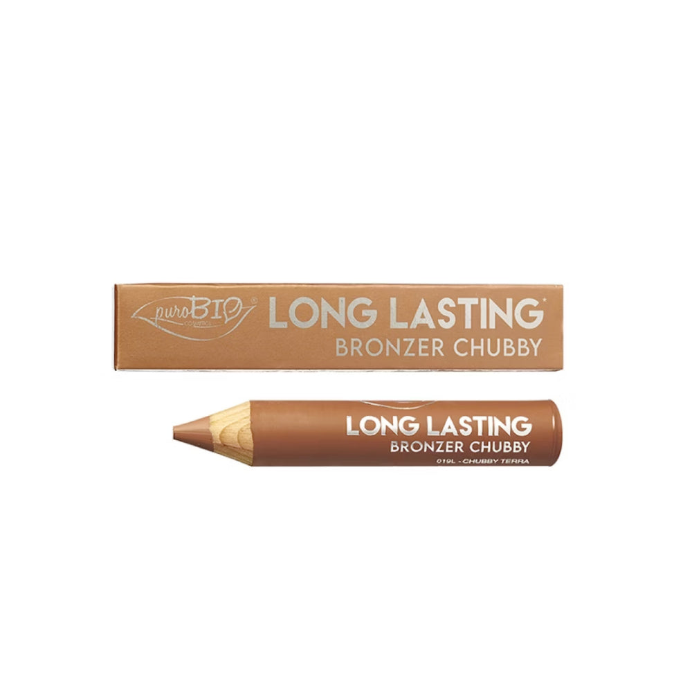 puroBio Cosmetics Long Lasting Bronzer CHUBBY Pencil, Warm 019L