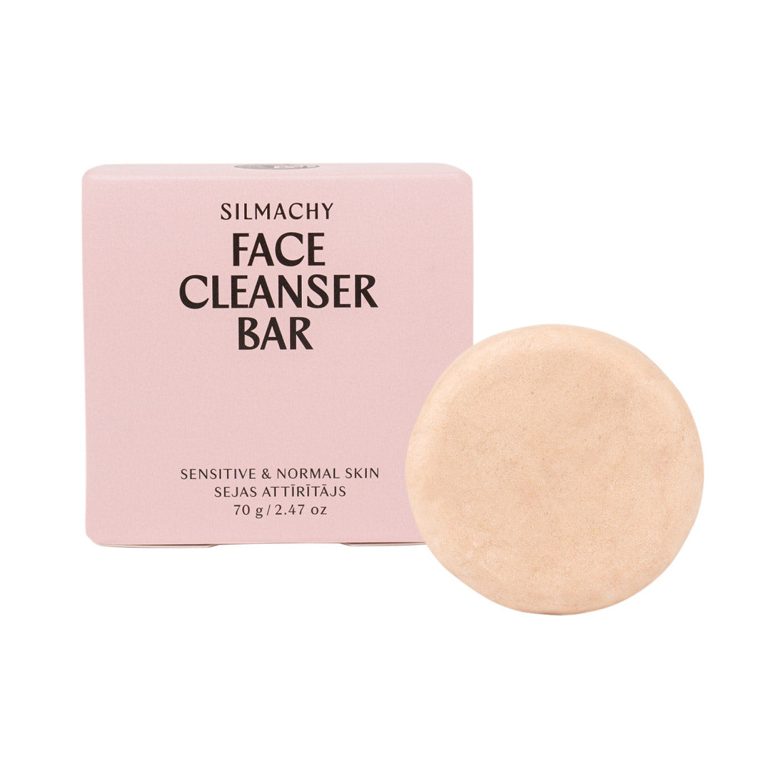 Silmachy Facial Cleansing Bar Pink Clay and Shea Butter, 70g