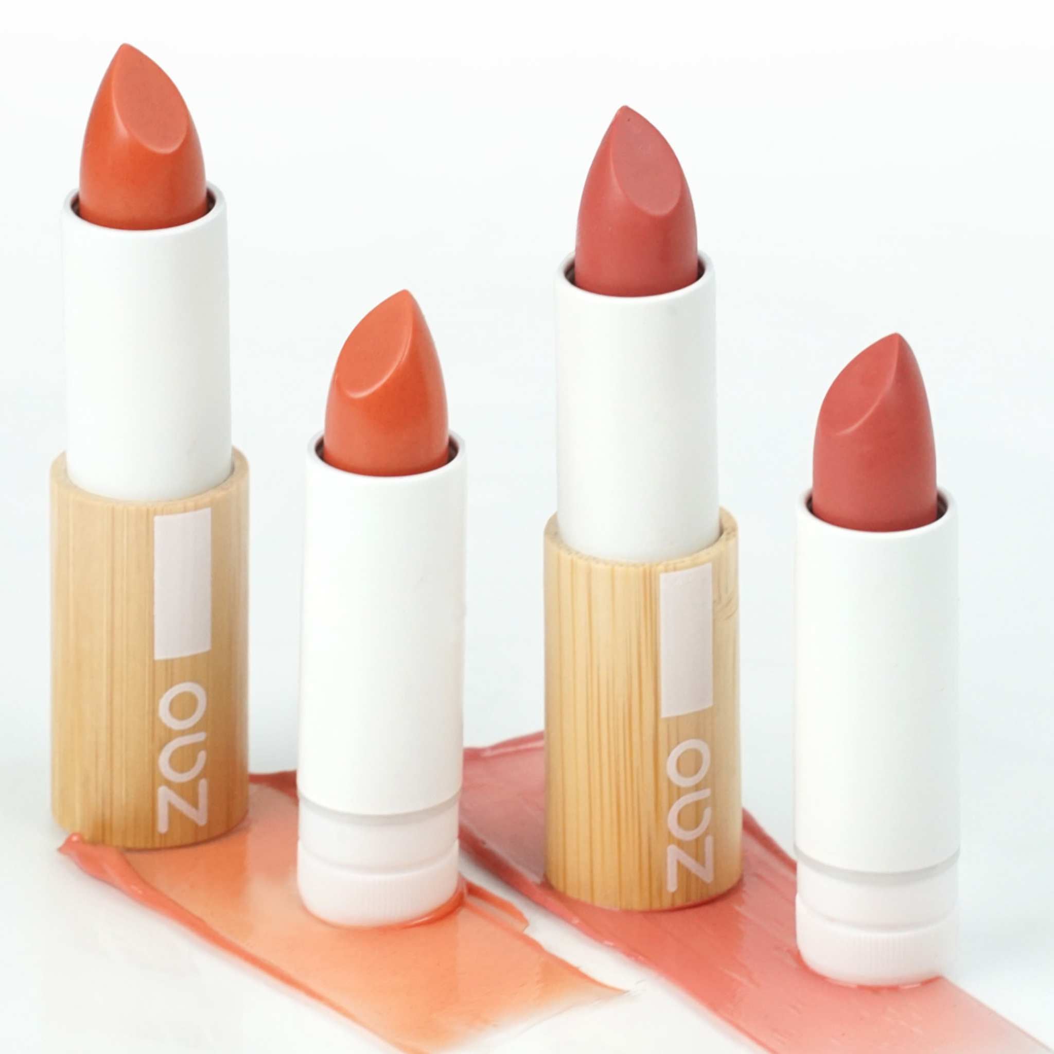 Zao Color & Repulp Lip Balm, Pink Nude 485