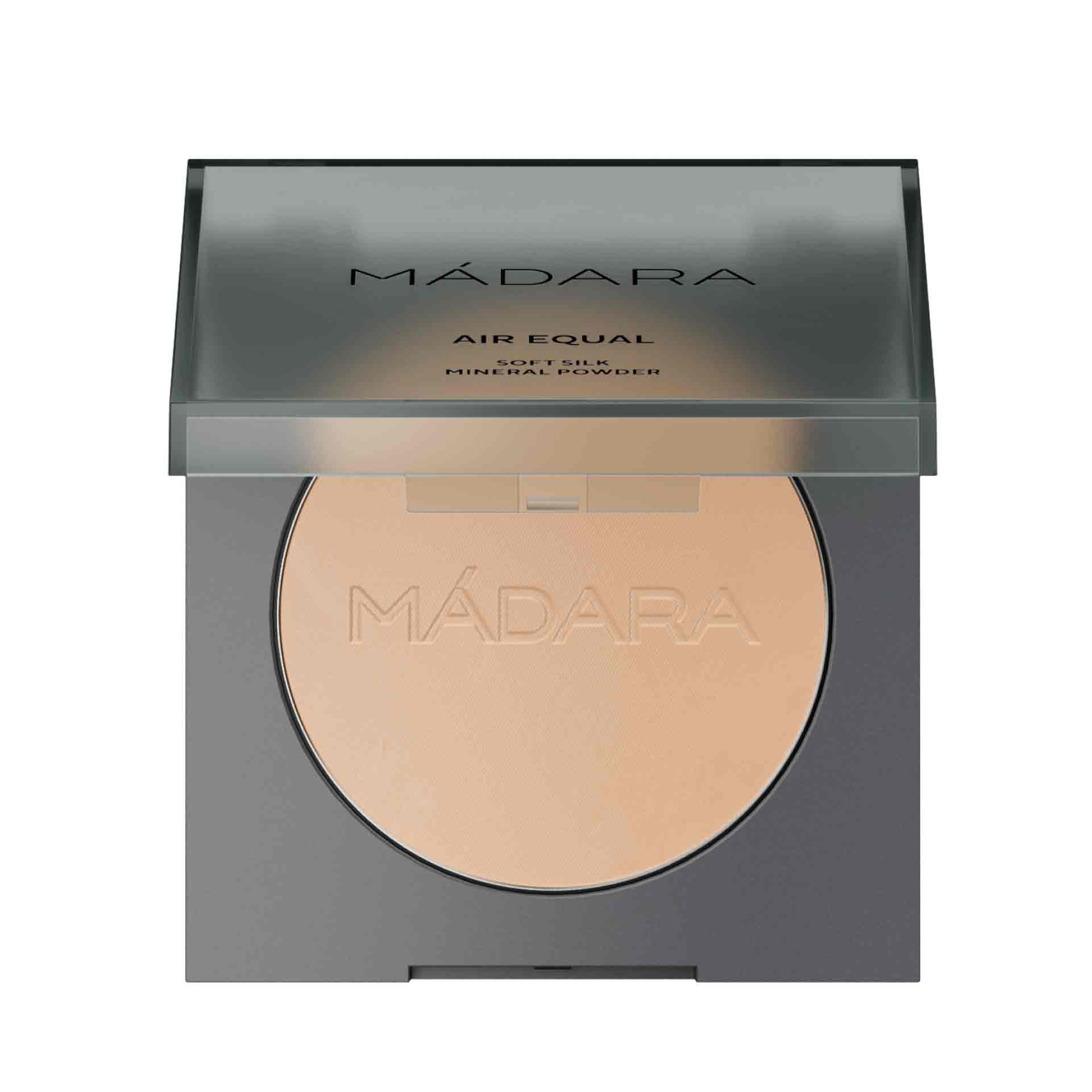 MÁDARA AIR EQUAL Soft Silk Mineral Powder, 2 BEIGE
