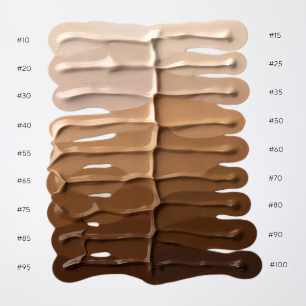 MÁDARA SKINONYM Semi-Matte Peptide Foundation, 10 PORCELAIN 30 ml