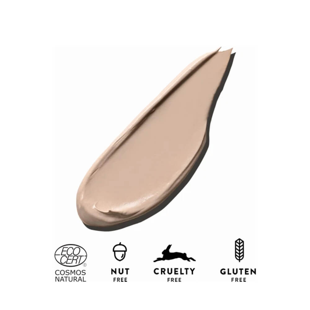 MÁDARA SKINONYM Semi-Matte Peptide Foundation, 20 IVORY 30 ml