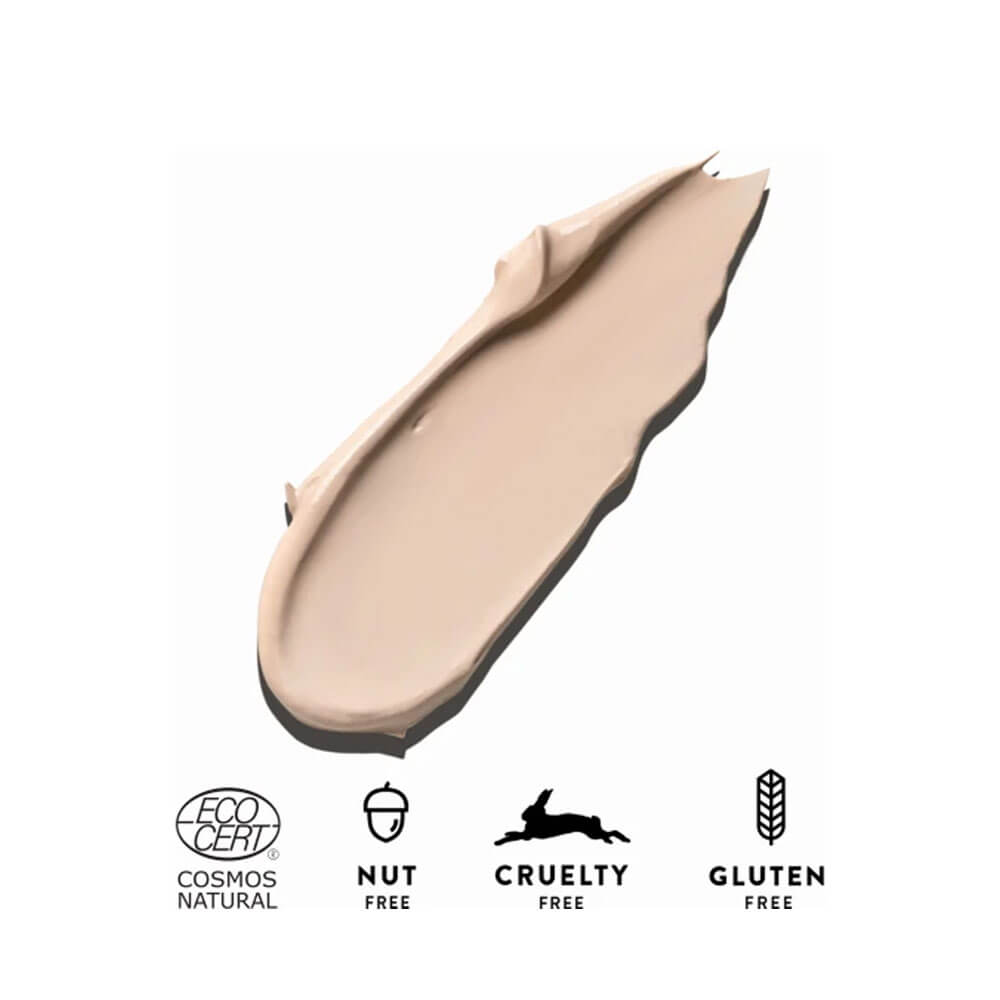 MÁDARA SKINONYM Semi-Matte Peptide Foundation, 10 PORCELAIN 30 ml