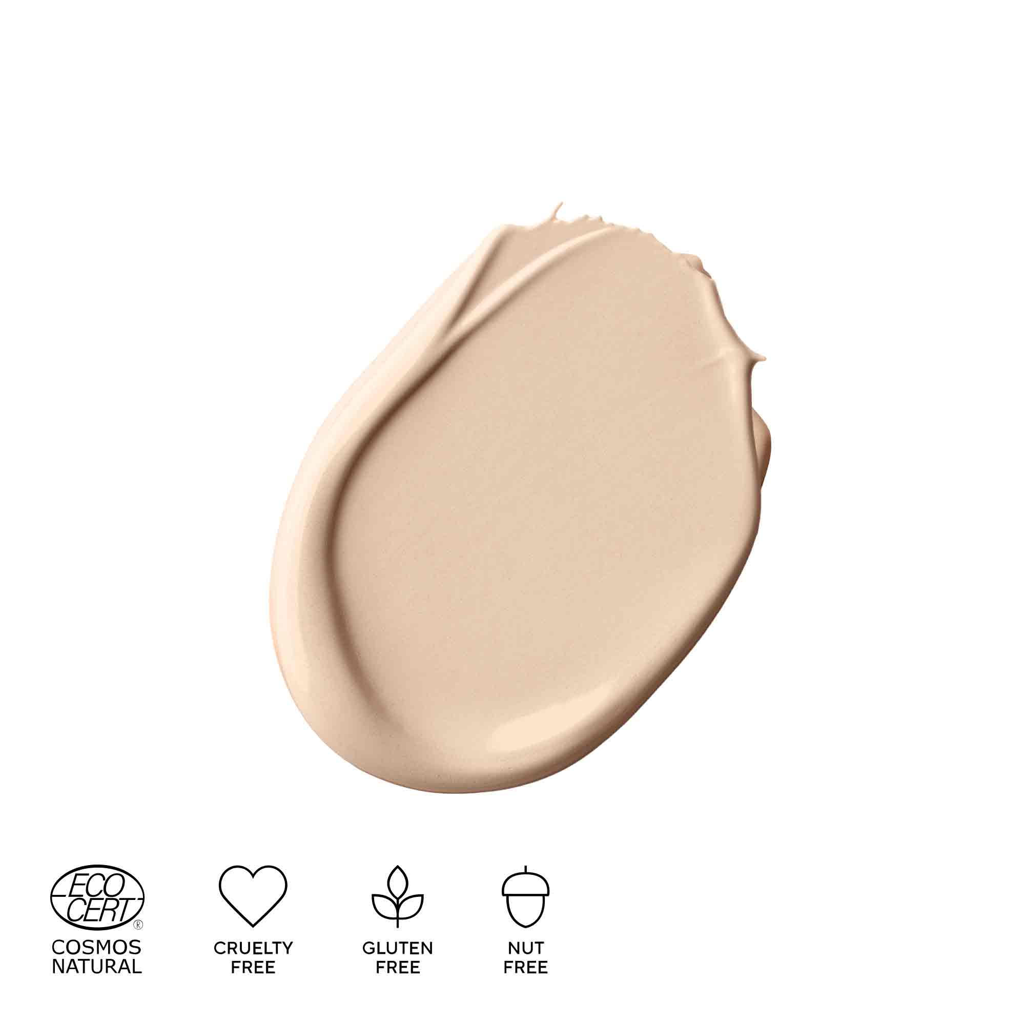 MÁDARA SKINONYM Semi-Matte Peptide Foundation, 15 STONE 30 ml