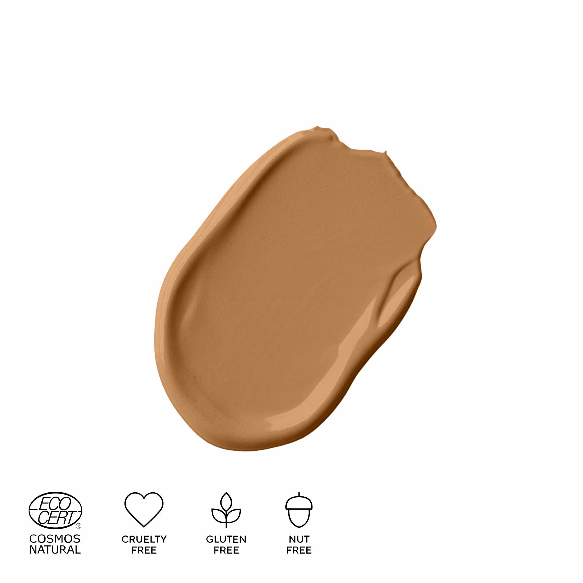 MÁDARA SKINONYM Semi-Matte Peptide Foundation, 55 CLAY 30 ml