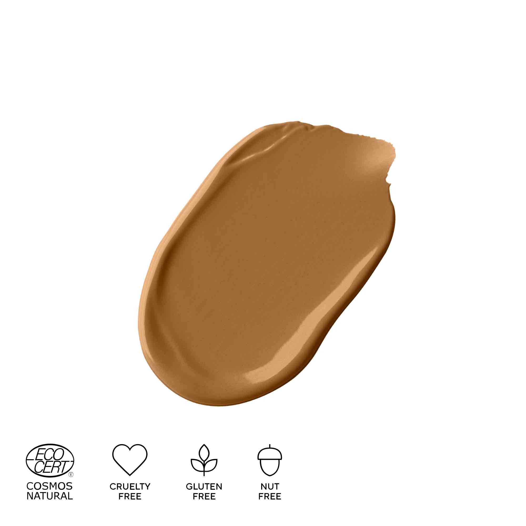 MÁDARA SKINONYM Semi-Matte Peptide Foundation, 60 OLIVE 30 ml