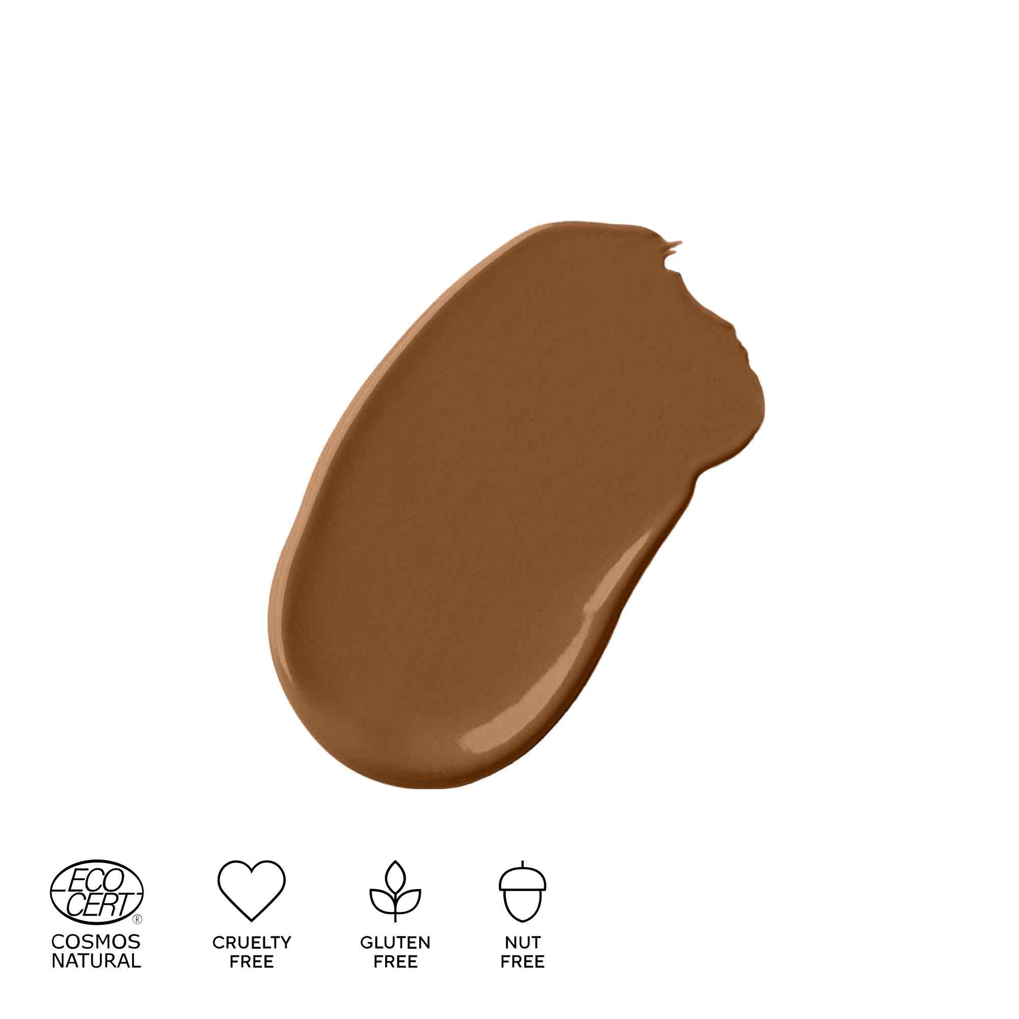 MÁDARA SKINONYM Semi-Matte Peptide Foundation, 70 CARAMEL 30 ml