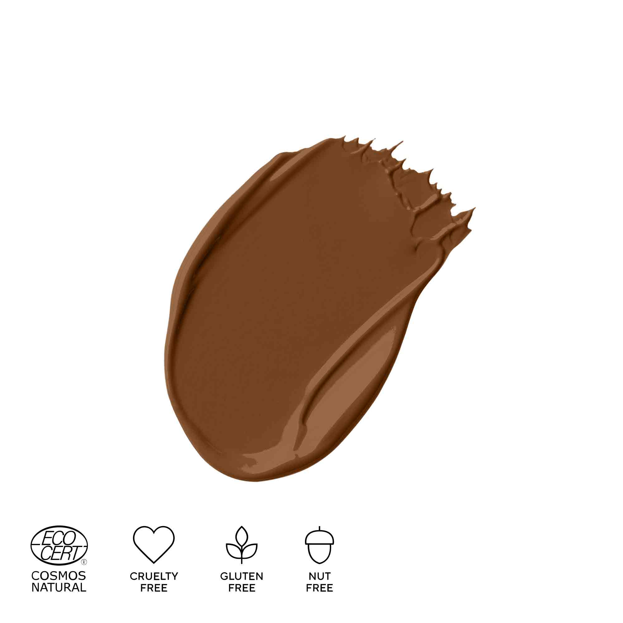 MÁDARA SKINONYM Semi-Matte Peptide Foundation, 75 AUBURN 30 ml