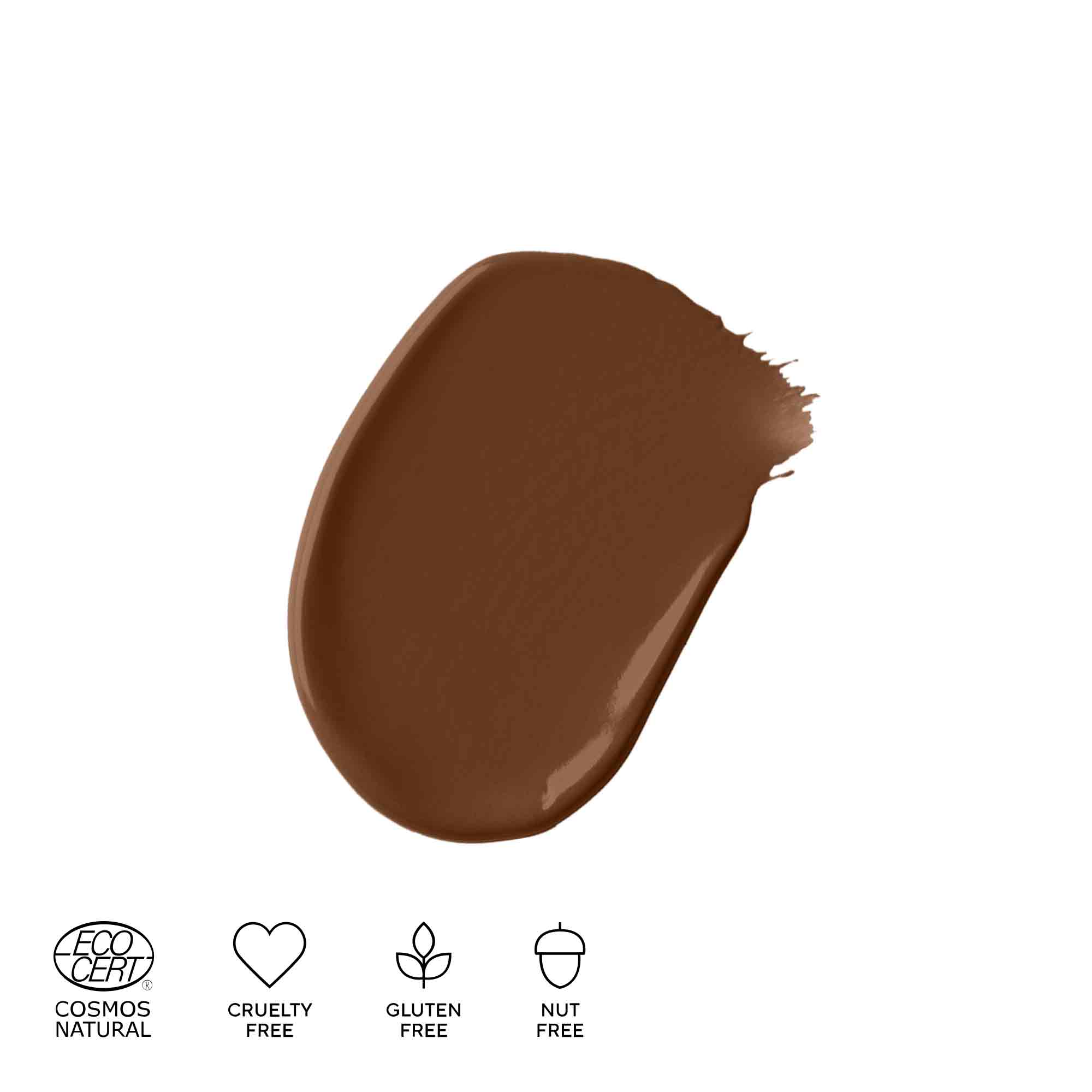 MÁDARA SKINONYM Semi-Matte Peptide Foundation, 80 FUDGE 30 ml