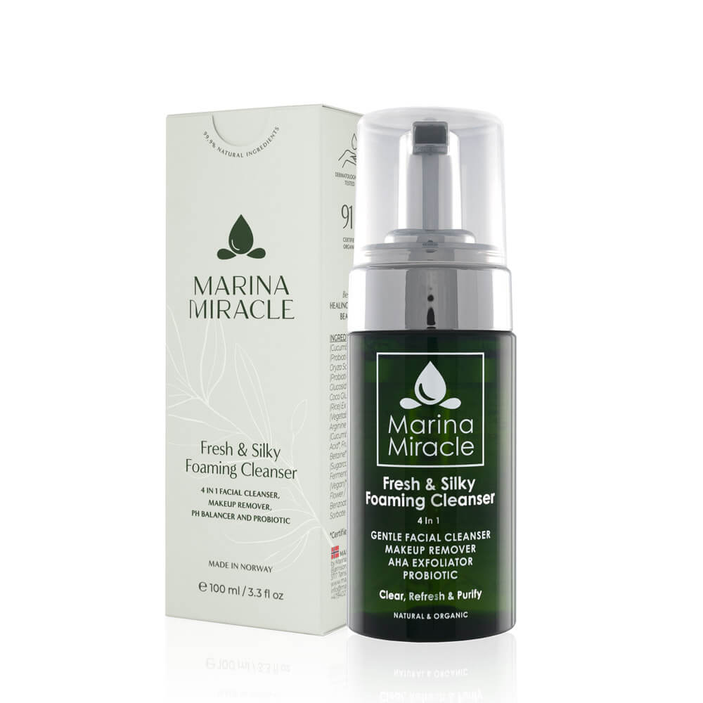 Marina Miracle Fresh & Silky Foaming Cleanser, 100 ml