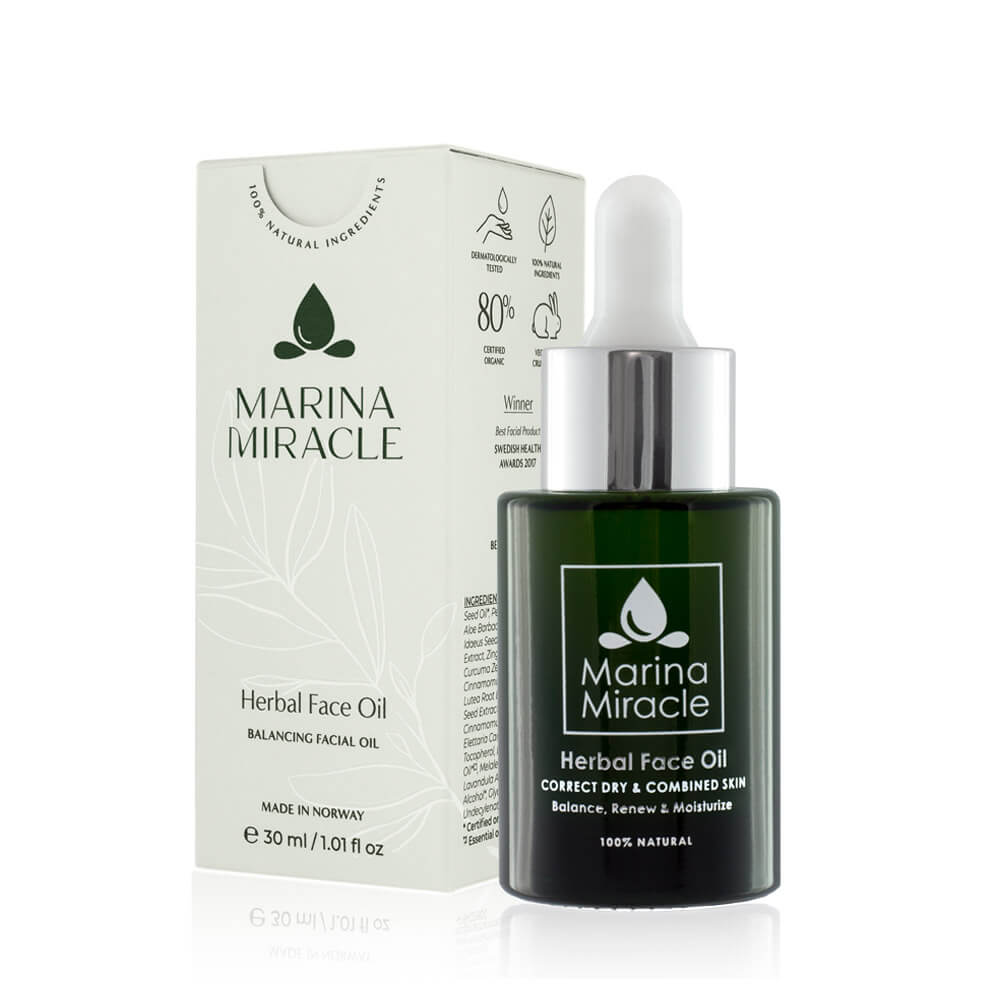 Marina Miracle Herbal Face Oil, 30 ml