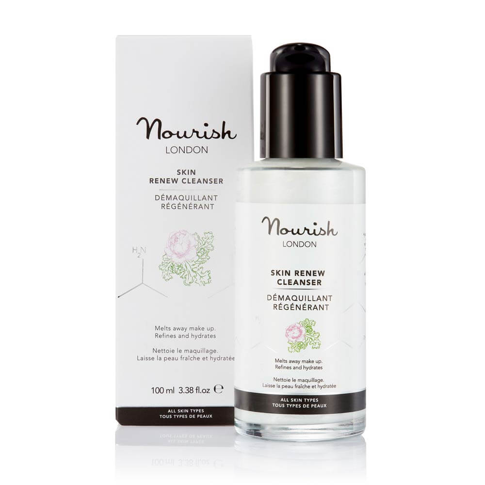 Nourish London Skin Renew Cleanser & Makeup Remover, 100ml