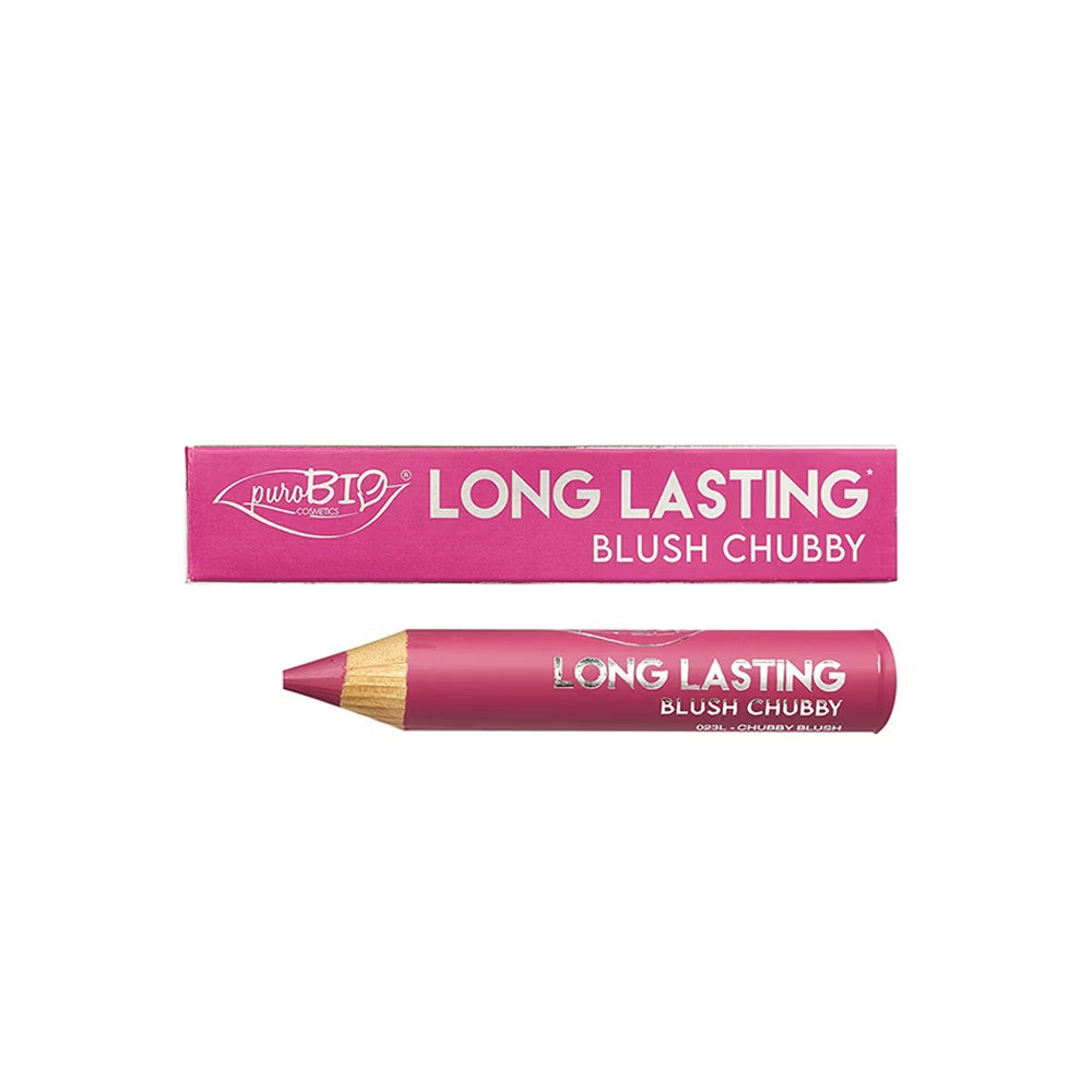 puroBio Cosmetics Long Lasting BLUSH CHUBBY Pencil, Cyclamen 023L