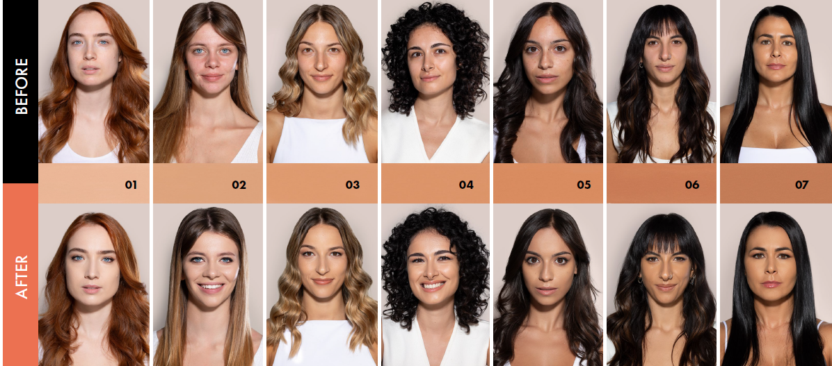 TESTER puroBIO Cosmetics Sublime Liquid Foundation 01, 1 ml