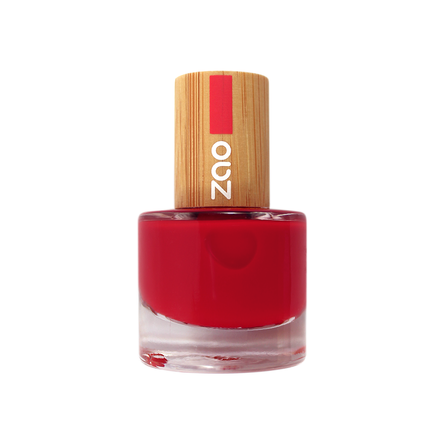 ZAO Nail polish Carmin red 650