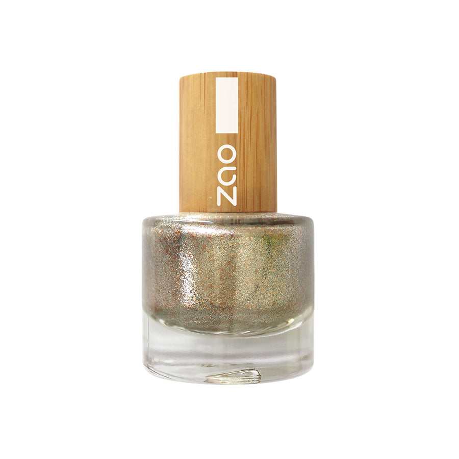 ZAO Nail polish Iced brown 678
