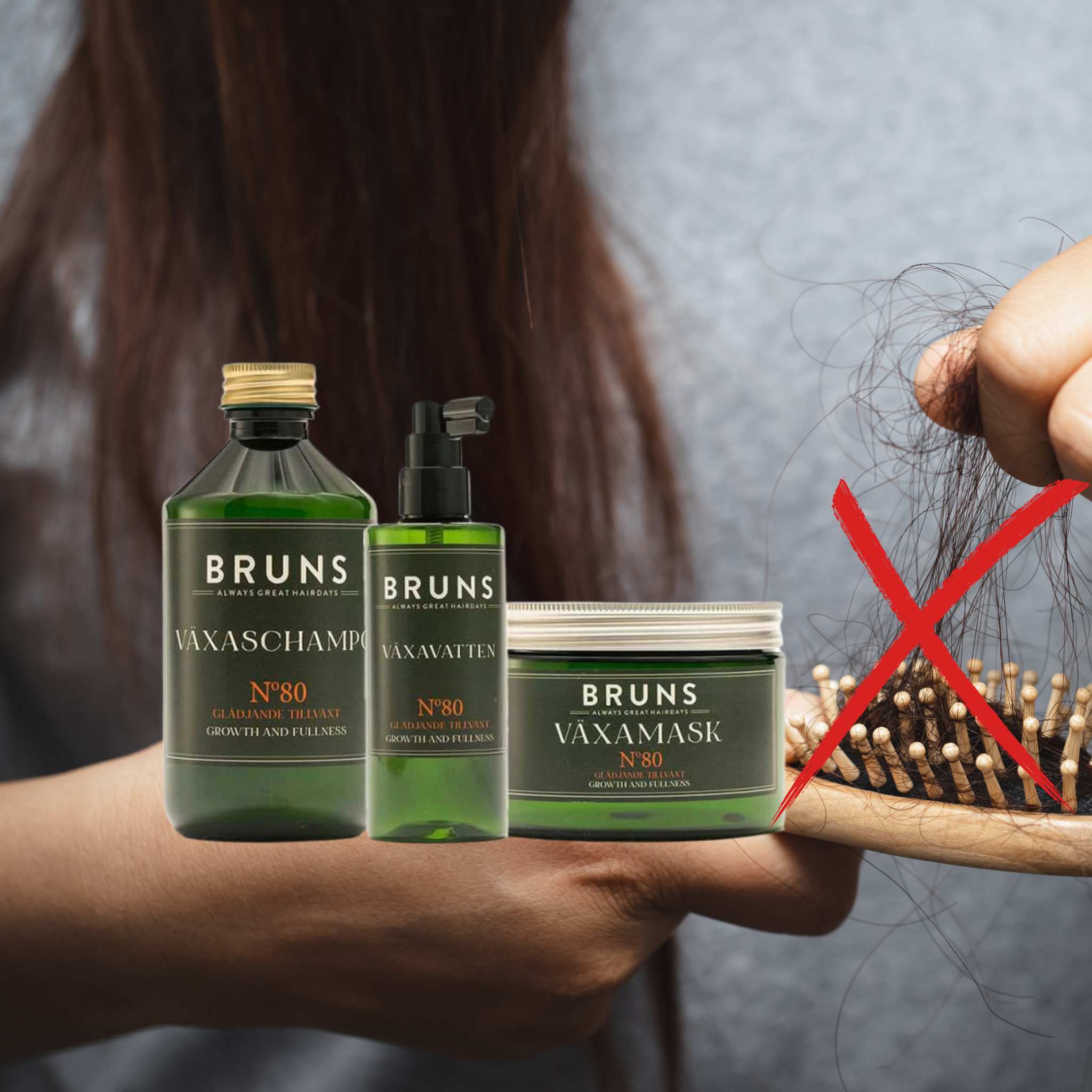 Recension: Fungerar Bruns produkter mot håravfall?