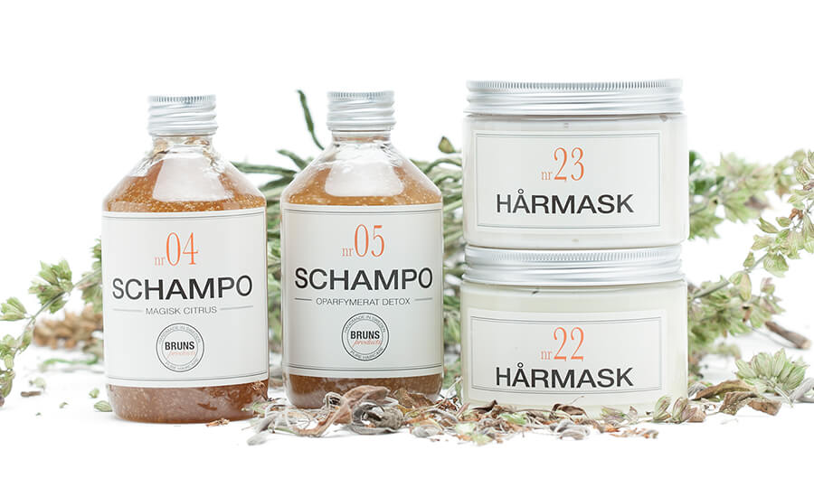 Boosta håret med vårdande hår-kit från Bruns!