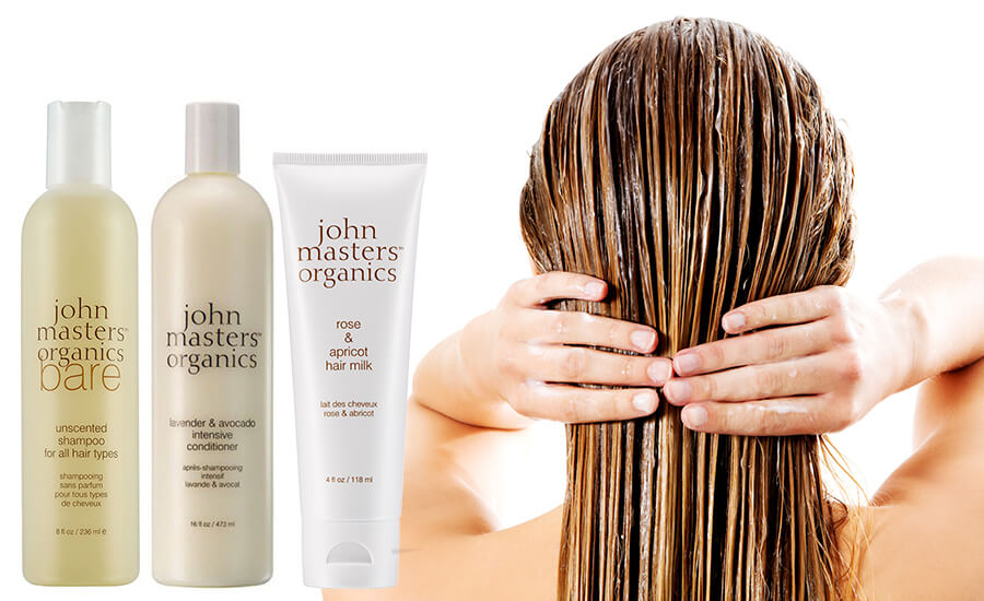 Hårboost med 3 vårdande hårfavoriter från John Masters Organics