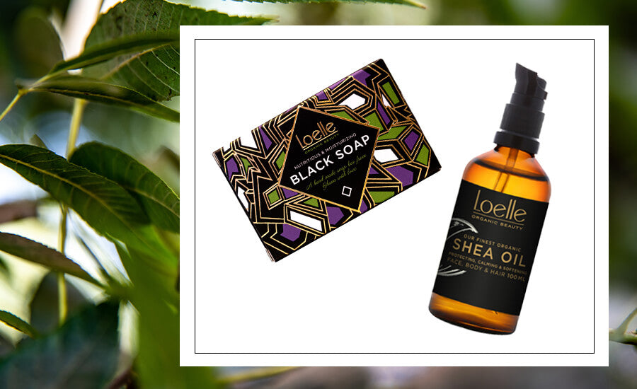 Nyheter från Loelle: Shea Oil och African Black Soap Bar!