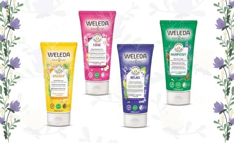 Weleda nyhet: Aroma Showers - duschkräm med aromaterapi