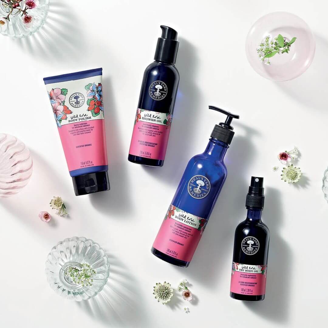 Neals Yard Remedies utökar Wild Rose-serien med nya kroppsprodukter!