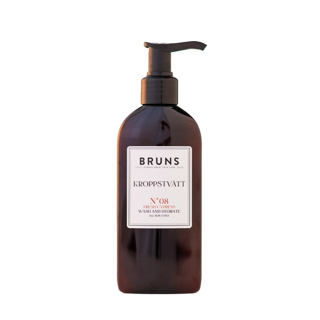BRUNS KROPPSTVÄTT N°08 Fresh Cypress, 200 ml