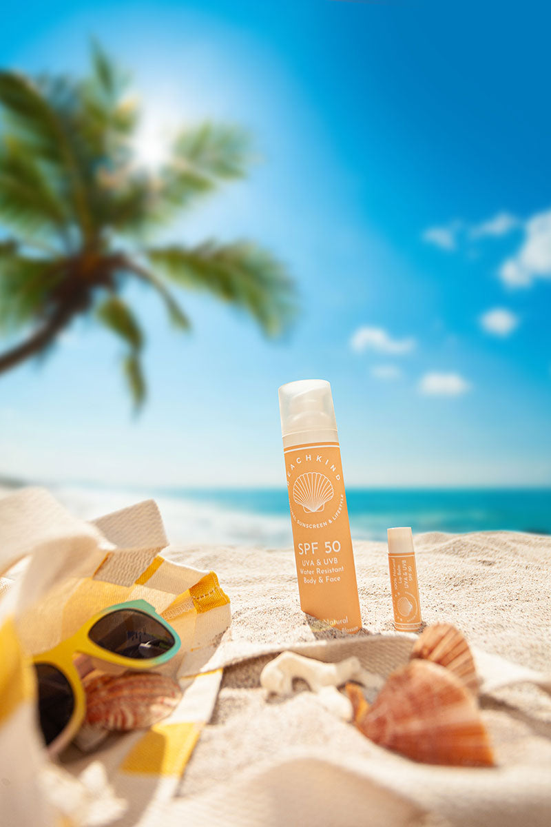 Beachkind Natural Sunscreen SPF 50, 100 ml