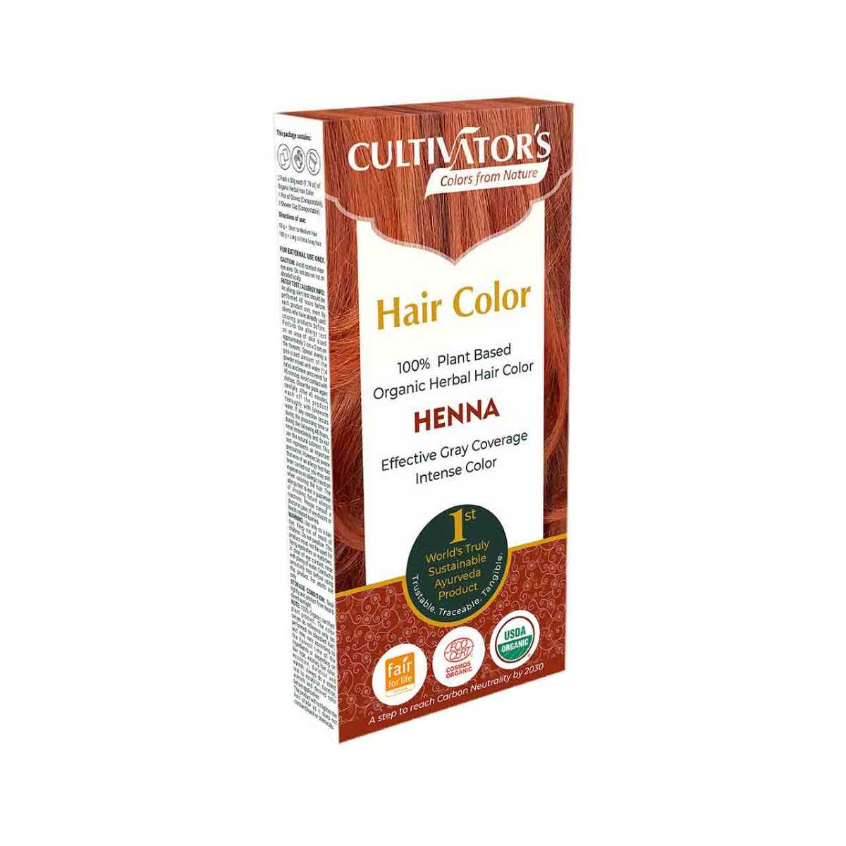 Cultivator´s Organic Hair Color - Henna