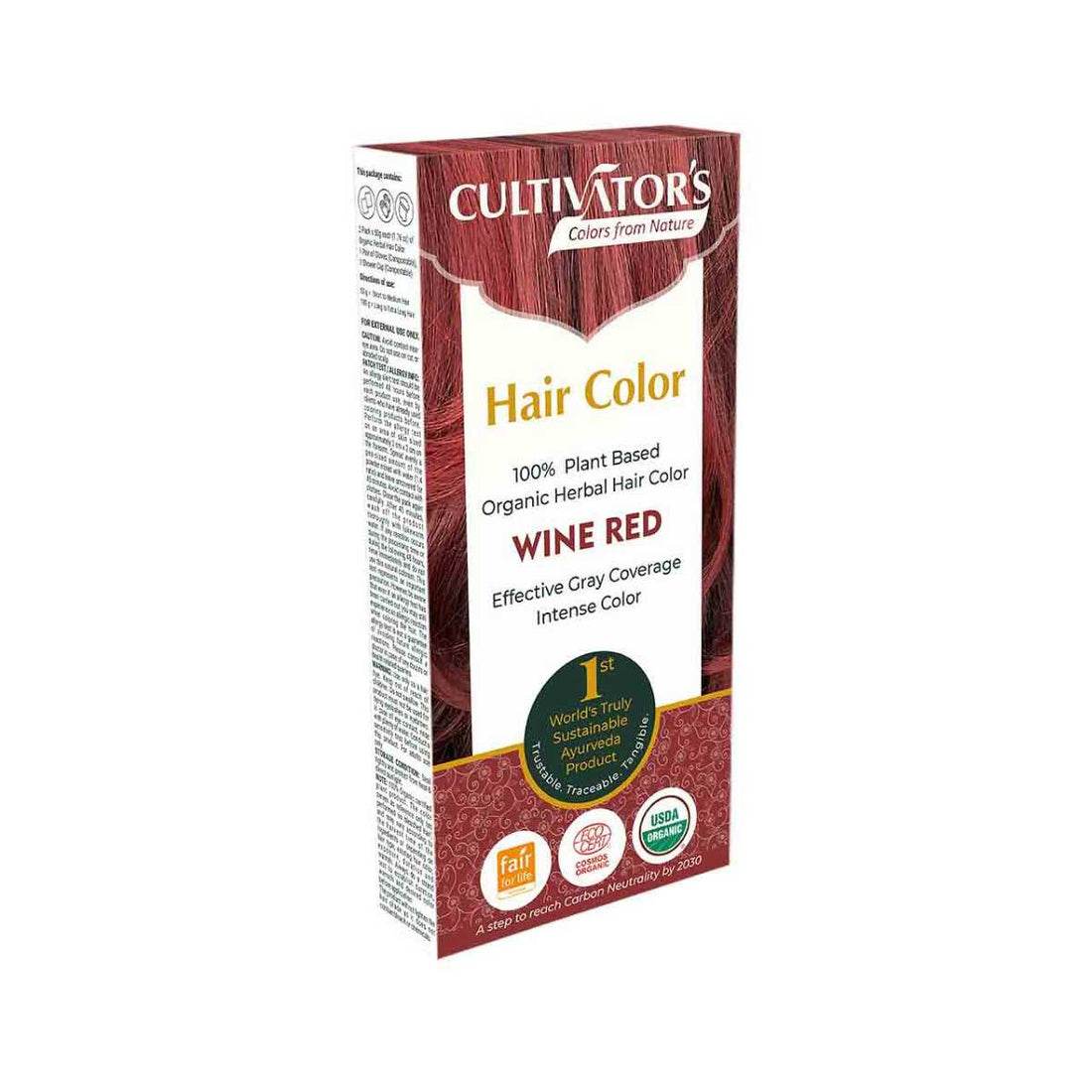 Cultivator´s Organic Hair Color - Wine Red