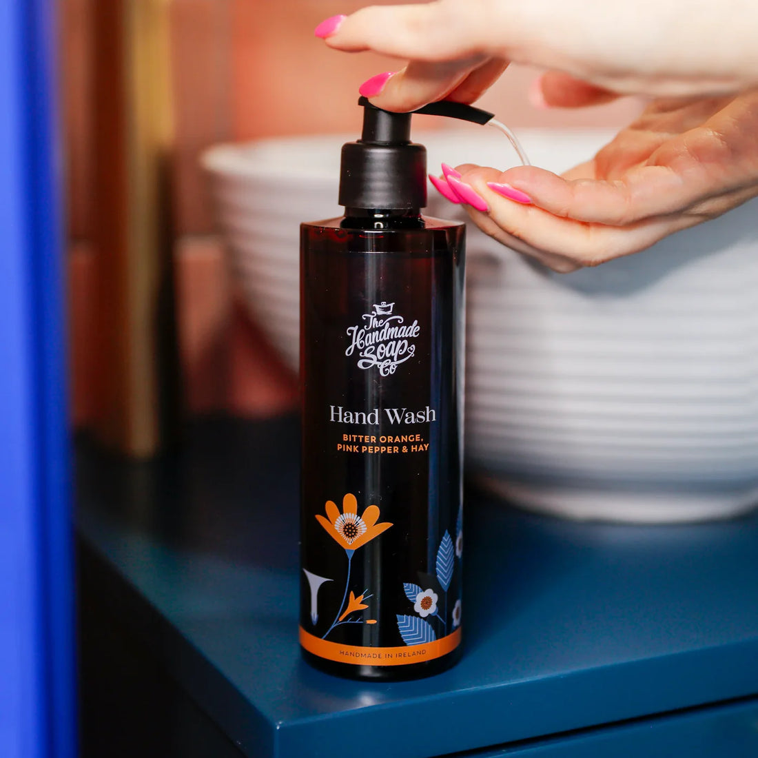 The Handmade Soap Co Hand Wash Bitter Orange, Pink Pepper &amp; Hay, 250ml