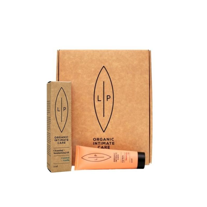 Lip Intimate Care Giftbox - Duo Cleansing Coconut + Lip Balm