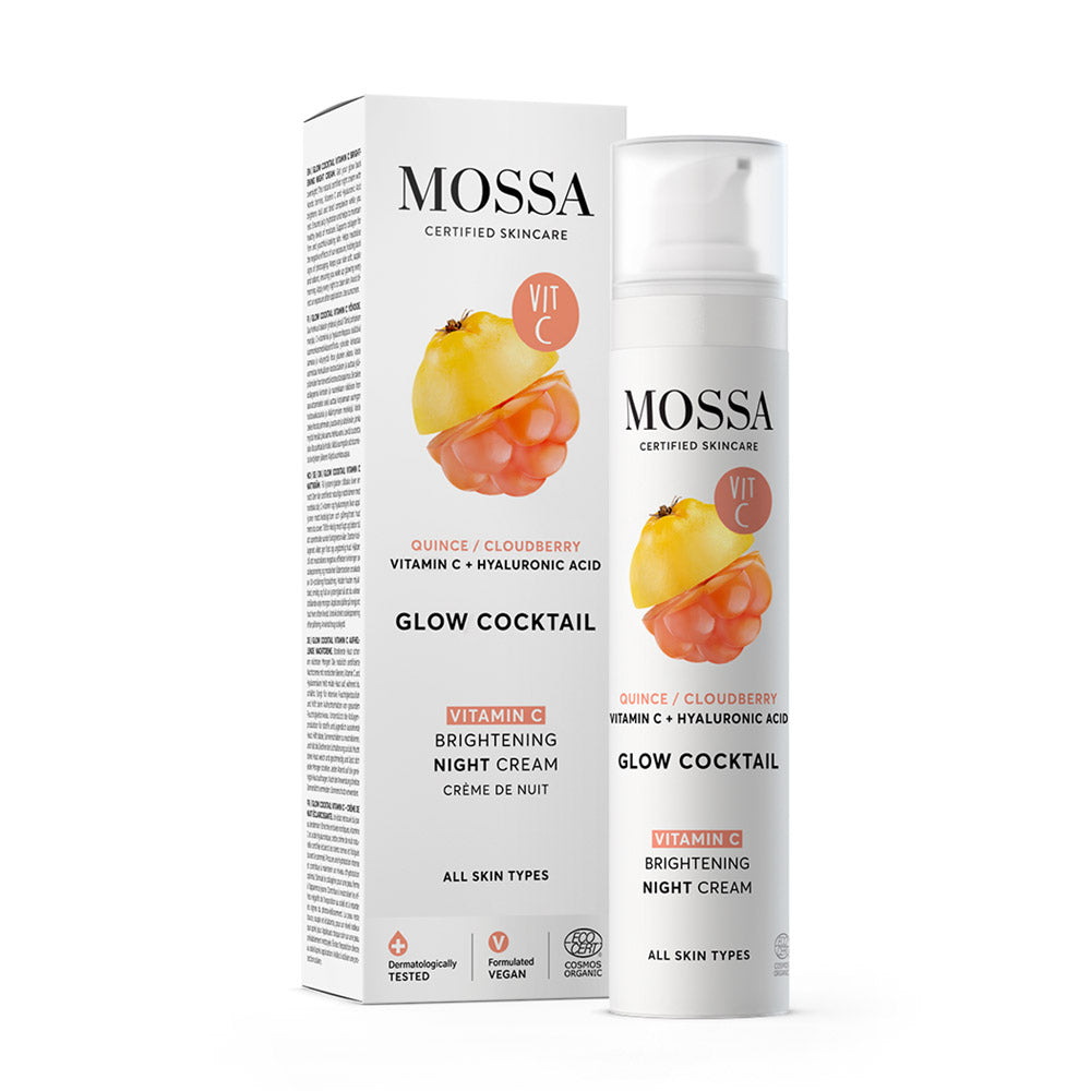 MOSSA Glow Cocktail Vitamin C Brightening Night Cream, 50ml