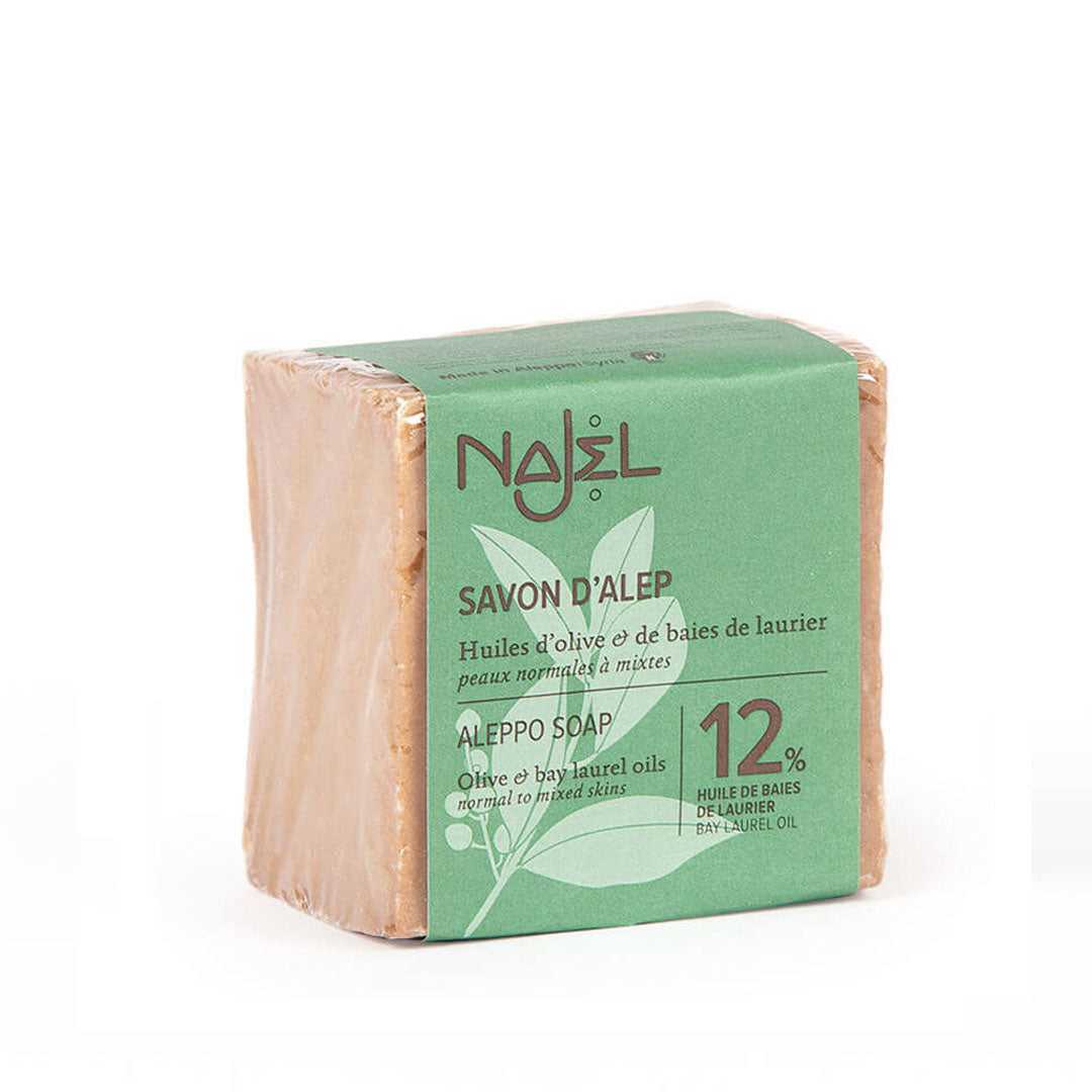 Najel Aleppotvål, 12% Lagerbärsolja, 200 g