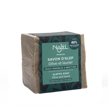Najel Aleppotvål, 40% Lagerbärsolja, 185 g
