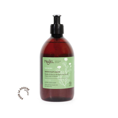 Najel Flytande Aleppotvål, Honey scent &amp; Chamomile water, 200 ml