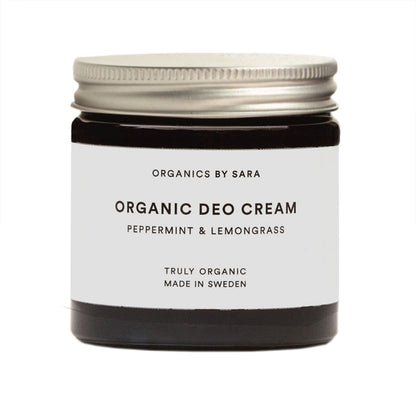 Organics by Sara Deo Cream Peppermint &amp; Lemongrass