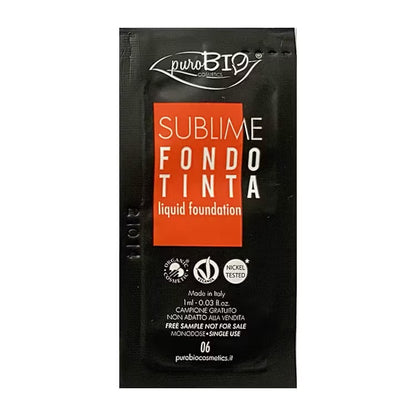 TESTER puroBIO Cosmetics Sublime Liquid Foundation 06, 1 ml