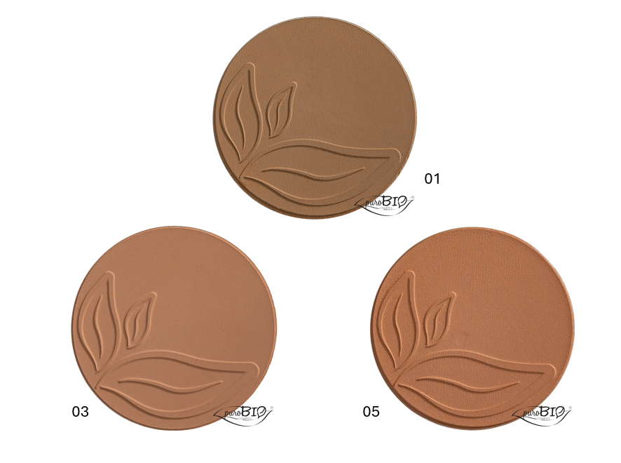puroBIO Cosmetic Resplendent Bronzer, No3, Beige, 9g