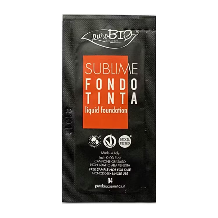 TESTER puroBIO Cosmetics Sublime Liquid Foundation 04, 1 ml