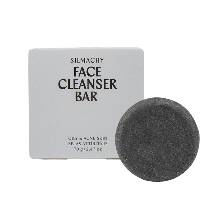 Silmachy Facial Cleansing Bar Charcoal, 70g