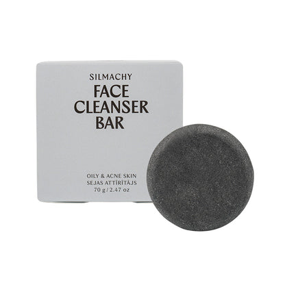 Silmachy Facial Cleansing Bar Charcoal, 70g
