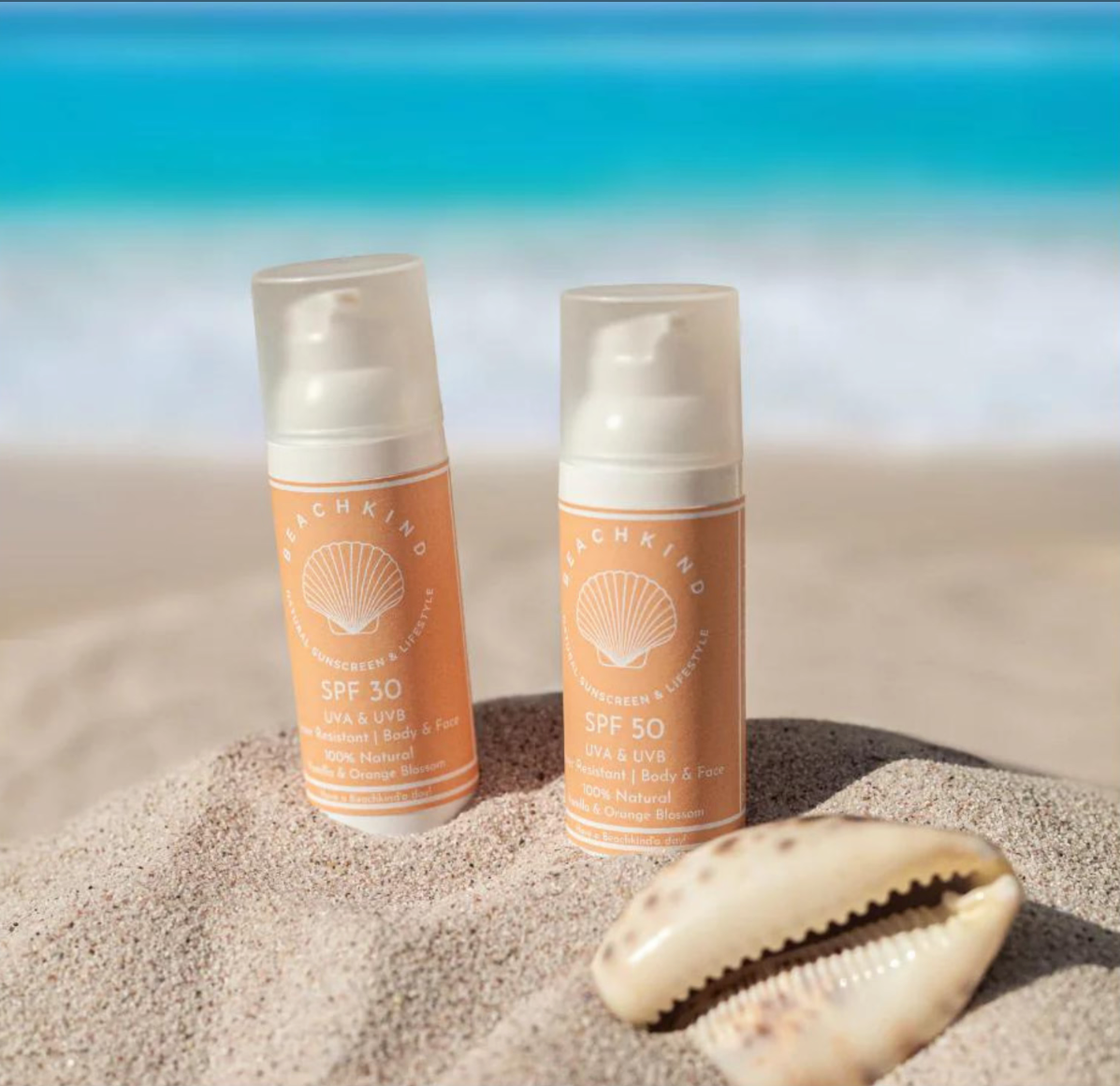 Beachkind Natual Sunscreen, SPF 50, 50 ML