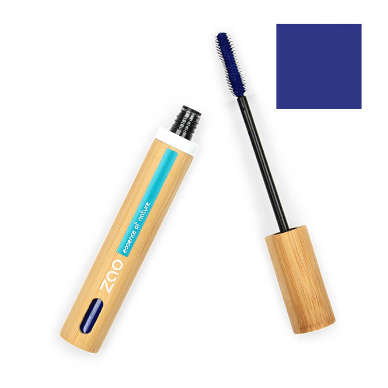 Zao Velvet Mascara, 082 Electric Blue