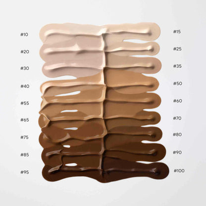 Mádara SKINONYM Semi-Matte Peptide Foundation, 80 FUDGE 30 ml